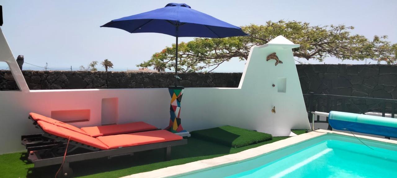 Aptos Con Piscina El Flamboyan 1 Teseguite ภายนอก รูปภาพ