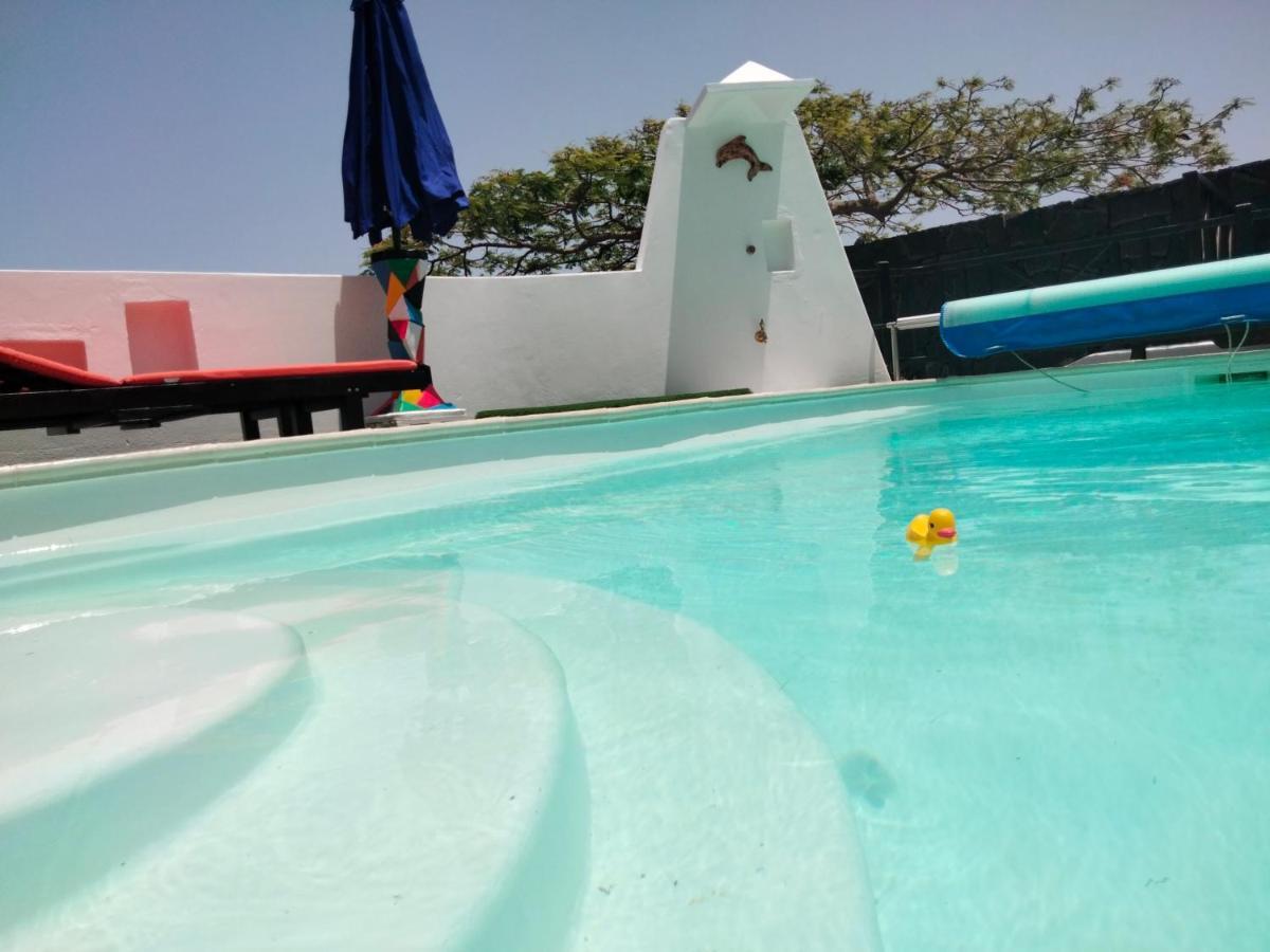Aptos Con Piscina El Flamboyan 1 Teseguite ภายนอก รูปภาพ